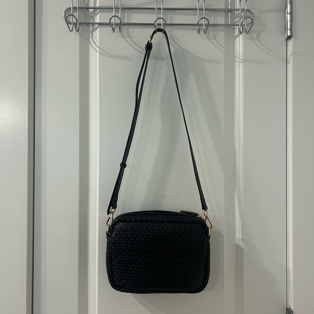 QUINCE Italian Leather HandWoven Crossbody